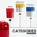 My Medic MYFAK Large Standard - HSA FSA First Aid Kit - Comprehensive Home Medical Kit with 150 Items - IFAK for Camping Car or Boat - Red