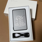 Custom Engraving Power Bank 5000mah,Customized Portable Charger with Name,Logo,Picture,Gift for Employees,Clients(Misty Rose)