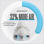 Dream Recovery Second Wind Nasal Strips - Nose Strips for Breathing, Sleep and Athletic Performance - Snore Relief and Congestion Support - Sand, 360 Count