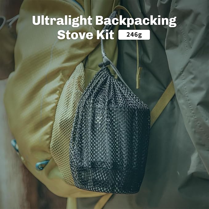 Fire Maple Petrel Portable Stove Ultralight Cooking System, with a Lightweight, Fast Boiling Function, Precise Double Tick Design, for Outdoors, Camping and Traveling