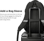 Swissdigital Design Laptop Backpack with USB Charging Port, Travel Backpack Fits 15.6 inches Computer, 31L College School Backpack for Men, Gray Camo | SD803-91