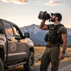 Combat Canteen - 64oz Insulated Water Bottle with Paracord Handle, Stainless Steel Water Jug with Rugged Pockets for Keys, Wallet & Phone - Black Digital