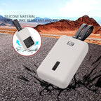 for Anker Zolo 20000mAh 30W Case - Soft Silicone Protective Cover, Drop-Resistant Power Bank Sleeve, Anti-Slip Portable Charger Skin for Travel Daily Use (Gray)