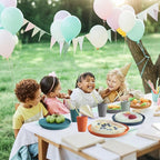 Plastic Plates and Bowls Sets, 18pcs Unbreakable Camping Dinner Set for 6, Reusable, Microwave & Dishwasher Safe Dinner Set, for Kitchen Outdoor Travel Camping Picnic Party