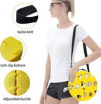 ALEVMOOM Upgraded Telescoping Collapsible Stool with Cushion, Folding Stool with Printing Portable Retractable Foldable Seat Max Load 550lbs for Adults Camping Fishing Outdoor