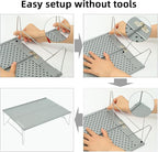 ROCK CLOUD Mini Compact Camping Table Ultralight Folding Table for Backpacking Camp Hiking Beach Picnic BBQ