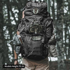 Mardingtop 75L Molle Hiking Internal Frame Backpacks with Rain Cover for Camping,Backpacking,Travelling