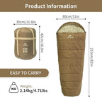 Naturehike Sleeping Bags for Adults, 23/39℉ Mummy Backpacking Sleeping Bag, 0 Degree Lightweight Sleeping Bag Warm for Camping, Hiking