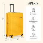 Bric's 30" Expandable Spinner Suitcase - Travel Luggage with TSA-Approved Lock and Hard Shell Exterior - B|Y Ulisse - Mango