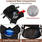 Running Hydration Vest for Women Men - Waterproof Running Water Backpack Hydration Pack with 12 Pockets, Lightweight Water Vest for Hiking Trail Cycling Marathon Race