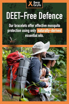 Mosquito Repellent Bracelets | Crafted for Adventure | Adjustable Leather | DEET-Free | Long-Lasting Protection | Pack of 10