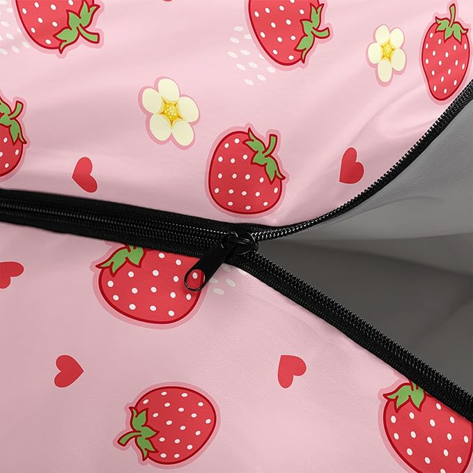 Sleeping Bags for Adults Youth Kids,3D Printing Camping Sleeping Bag for Girls Boys Lightweight Waterproof Cold/Warm Weather Sleeping Bag for 3 Seasons