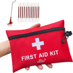 152 Piece Small First Aid Kit, Travel Size First Aid Kit TSA Approved, Mini Forst aid kit for Home, Car, Travel, Camping, Truck, Sports, Office, Hiking Med Kit for Backpack;