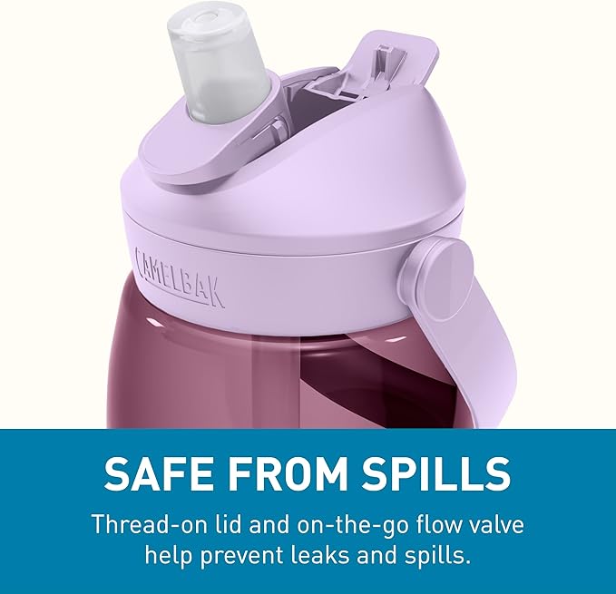 CamelBak Thrive Flip Straw Tritan Renew Water Bottle Purple Sky, 32oz