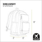 Carhartt 28L Dual-Compartment Backpack, Durable Pack with Laptop Sleeve and Duravax Abrasion Resistant Base, Black