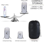 Naturehike Ultralight Backpacking RDS Down Sleeping Bag for Adults, 650 Fill Power Sleeping Bag for 42/52℉, 20oz Compact Lightweight Sleeping Bags for Hiking Camping 3 Seasons