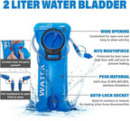 Insulated Hydration Backpack Pack with 2L Water Bladder Lightweight 22L Hiking Backpack Bag for Women Men Daypack for Hiking Running Festival Camping Biking