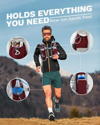 Running Vest for Women and Men, Hydration Running Backpack, Runners Vest, Hydration Vest for Walking, Marathon, Hiking