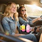 40 oz Tumbler with Handle and Straw or Convert to 40 oz Insulated Water Bottle Fits in Cup Holder. Stainless Steel Metal Water Flask with 2 Lids for Travel,Camping,Gym Sports Coffee Mug Thermal Cup