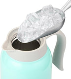 GiNT 51 Oz Stainless Steel Thermal Coffee Carafe, Double Walled Vacuum Insulated Flask, 12 Hour Heat Retention, 1.5 Liter Tea, Water, and Coffee Dispenser (Upgraded version Blue)