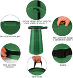 Portable & Lightweight Foldable Camping Chair for Adults, Heavy Duty Folding Stool with Adjustable Shoulder Strap, Perfect for Picnic, Beach, Backyard, and Sporting Events, Max Weight 400lbs