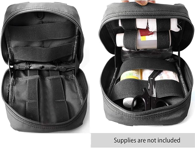 Carlebben EMT Pouch MOLLE Ifak Pouch Tactical MOLLE Medical First Aid Kit Utility Pouch