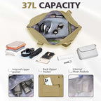 Travel Duffle Bag, Waterproof Weekender Bag Carry On Tote Bags for Women, Travel Essentials Sport Gym Bag for Men, Hospital Bag for Labor and Delivery, Overnight Bag Luggage Bag with Trolley Sleeve