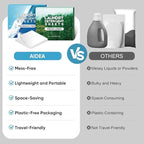 AIDEA Laundry Detergent Sheets, Fresh Linen Scent-(60 Loads) 30 Sheets, Eco-Friendly Laundry Detergent, No Plastic Jug, Lightweight, Easy To Use For Travel