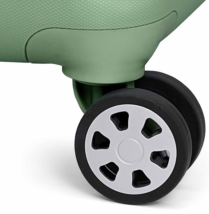 Traveler's Choice Pagosa Hardshell Expandable Luggage with Spinner Wheels, Green, 26-Inch Medium