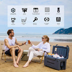 EchoSmile 25/30/35/40/60/75 Quart Rotomolded Cooler, Built to Stand up to The Rigors of The Journey