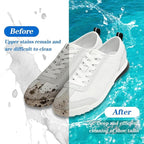 Shoe Washing Machine Bag,Laundry Shoe Bag for Washer and Dryer,Reusable Shoe Cleaning Bag for Sneakers,Tennis Shoes,With Self-locking Zipper, Microfiber Inside (Lite White - 2 Pack)