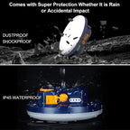 2025 Red Light Insect-Proof Camping Lamp10000mAh Rechargeable 3000LM Tent Camping Light, 6500K 24Hours Long Play Time , Outdoor Night Market Night Fishing Lantern