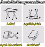 Generic 12inch Mini Portable Folding Stool, Camping Fishing Stool Suitable for Adult Fishing, Outdoor Hiking, Garden and Beach, Hold Up to 286 LBS with Carry Bag,(Black)