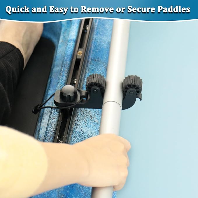 Kayak Paddle Holder, Save Kayak Track Space, Fishing Net, Fishing Poles Holder for Fishing, Track Mount Accessories