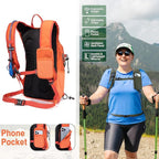 Insulated Hydration Backpack Pack with 2L Water Bladder Lightweight 22L Hiking Backpack Bag for Women Men Daypack for Hiking Running Festival Camping Biking