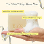 Beekman 1802 Pure 3-Piece Body Care Set – Goat Milk Skincare Gift Set with Bar Soap, Whipped Body Cream & Hydrating Hand Cream – Fragrance Free Travel Size Body Care Kit
