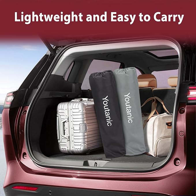 Oversized Camping Chair, Portable Folding Camping Chairs with Side Pocket, Cup Holder and Carry Bag, Heavy Duty Outdoor Camping Chairs for Adults, Fishing, Sports, Trip, up to 400lbs, Style 3