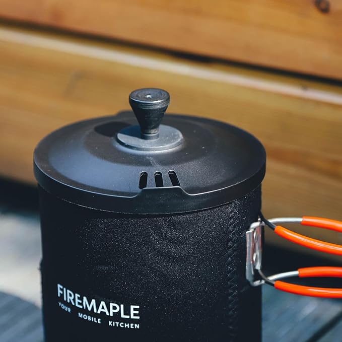 Firemaple Star French Press Coffee Filter, Suitable for X1, X2, X3 camping stove