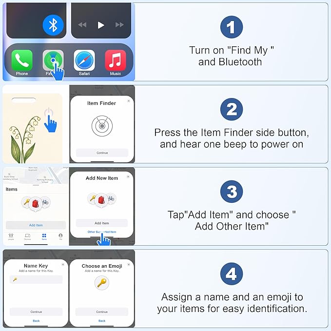 Wallet Tracker Card (iOS Only), Rechargeable Bluetooth Smart Tracking for Apple Find My Compatible Anti Tracker for Men Women Slim Item Locator for Purse Passport Key Luggage Tag (1Pcs/May FLR)
