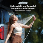 FLEXTAILGEAR Tiny Shower Portable Shower for Camping, Rechargeable Camping Outdoor Shower, Portable Shower Pump for Hiking, Waterproof Outdoor Camp Pump, Car wash, Pet Cleaning, Beach Vacations