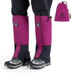 Leg Gaiters 100% Waterproof Adjustable Shoe Snow Boot Guard Gators for Hiking Shoe Cover Hunting Snowshoeing Climbing Walking for Women Men