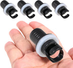 EVKILKJS 4 PCS Inflatable Kayak Boat Air Foot Pump H-R Adapter, Paddle Board Air Pump Hose Adapter HR Valve Adapter for Inflatables Kayak Air Valve Adapter