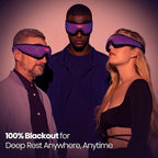 Manta Pro Sleep Mask - 100% Light Blocking Sleep Mask for Side Sleepers, Breathable and Comfortable, Spacious & Zero Pressure for Long Lashes, Perfect for Sleep/Travel/Nap/Shift Work