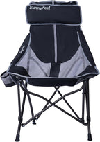 SUNNYFEEL High Back Camping Chair for Adults, Lightweight Camping Chair Support 250 lbs Heavy Duty, Compact Folding Chair Design, Portable & Collapsible Camping Chairs for Outdoor, Camp, Beach, Picnic