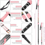 Hiking Poles for Kids - Ultralight Nordic Walking Sticks - Telescopic Child Trekking Poles Collapsible 2 Pack