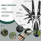 Multitool Pliers, 21-in-1 Multi Tool with Self-Locking & Sheath, Stainless Steel Pocket Knife, Screwdriver, Perfect for EDC Outdoor Survival Camping Hiking, Simple Repair, Survival Gear Gift