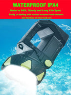 LED Handheld Lantern Searchlights, 15000LM 8 Modes Rechargeable LED Flashlights Spotlight, Outdoors Camping Hunting Lamp Portable Work Light Tail Lights for Indoor Outdoor Emergency