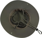 Connectyle Sun Hat for Men Women Outdoor UV Protection Safari Hat for Fishing Hiking Gardening Breathable Cowboy Hat UPF50