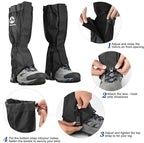 Leg Gaiters Waterproof and Adjustable Snow Boot Gaiters One Size for Hiking,Walking,Hunting,Backpacking and Outdoor Climbing for Men and Women