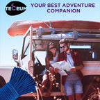 TECEUM 5/32" Paracord Rope 1000 – 1000ft / 200ft / 100ft / 50ft – Tactical Parachute Cord 4mm – 45+ Colors – Nylon String for Survival & Camping Gear – Stripe Cord for Survival – Utility Rope